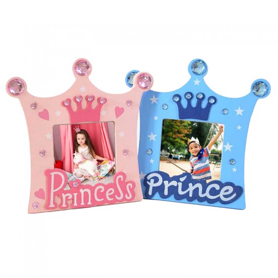 Prens ve Prenses Ahşap Fotoğraf Çerçeve