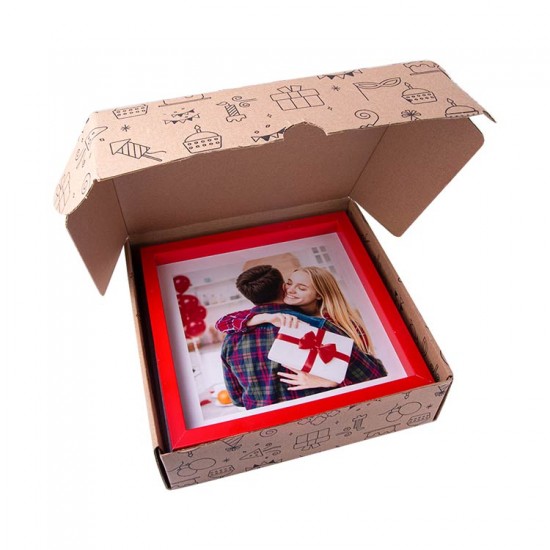 Yapışkanlı Sök Tak Renkli Klasik Kare Çerçeveler - 3'lü Paket